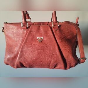 MCM Monogram Leather Ottomar Two-way Tote Bag.